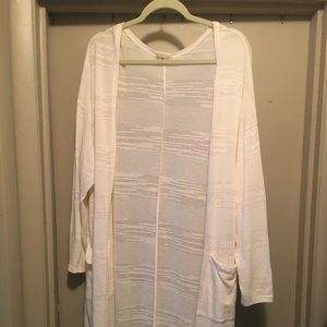 White long Cardigan